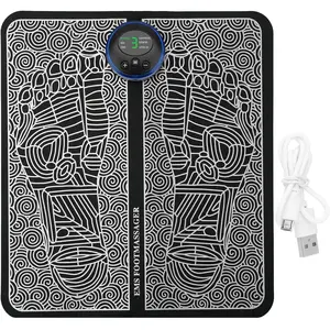 6 Modes 9 Intensity EMS Foot Massager Rechargeable Leg Reshaping Muscle Relaxation-"RechargeType "2703