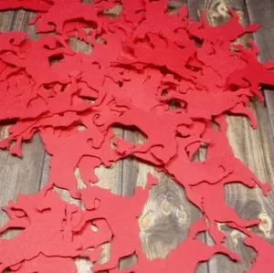 Red Cowboy Birthday  Confetti