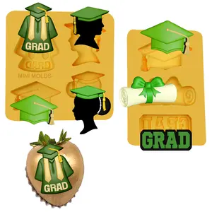 Mini Graduation Mold 2 pcs Mini Graduation Mold 2 pcs
