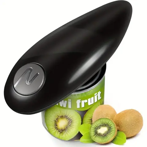 Automatic Electric Universal Can Opener - 1-Touch Operation, 360° Rotation, All-Can Compatibility, Burr-Free Dual Safety Design, Battery-Powered & Gift-Ready Home Kitchen Gadget Gift for Seniors, 2 AA Batteries Required