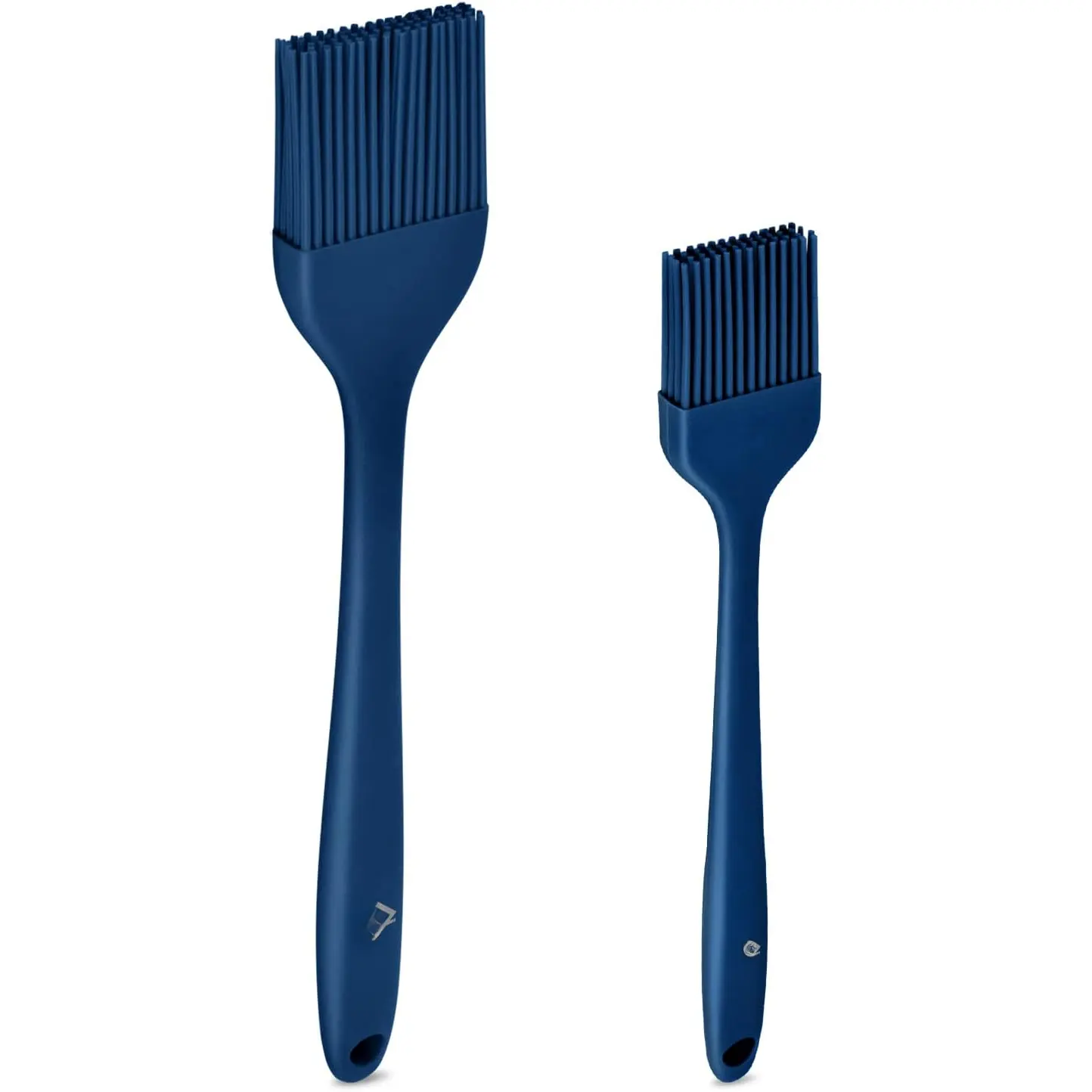 2 count Set Basting Brushes  Heat Resistant Pastry Brushes Spread Oil Butter Sauce Marinades for BBQ Grill Barbecue Baking Kitchen Cooking  Dishwasher Safe (Classic Blue)