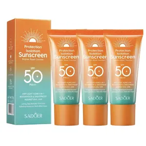 Sunscreen SPF 50, Sun Screen Protector For Face and Body, Broad Spectrum Sunscreen UVA/UVB Protection, Lightweight Non Sticky, Waterproof Sweatproof Long Lasting, No White Cast