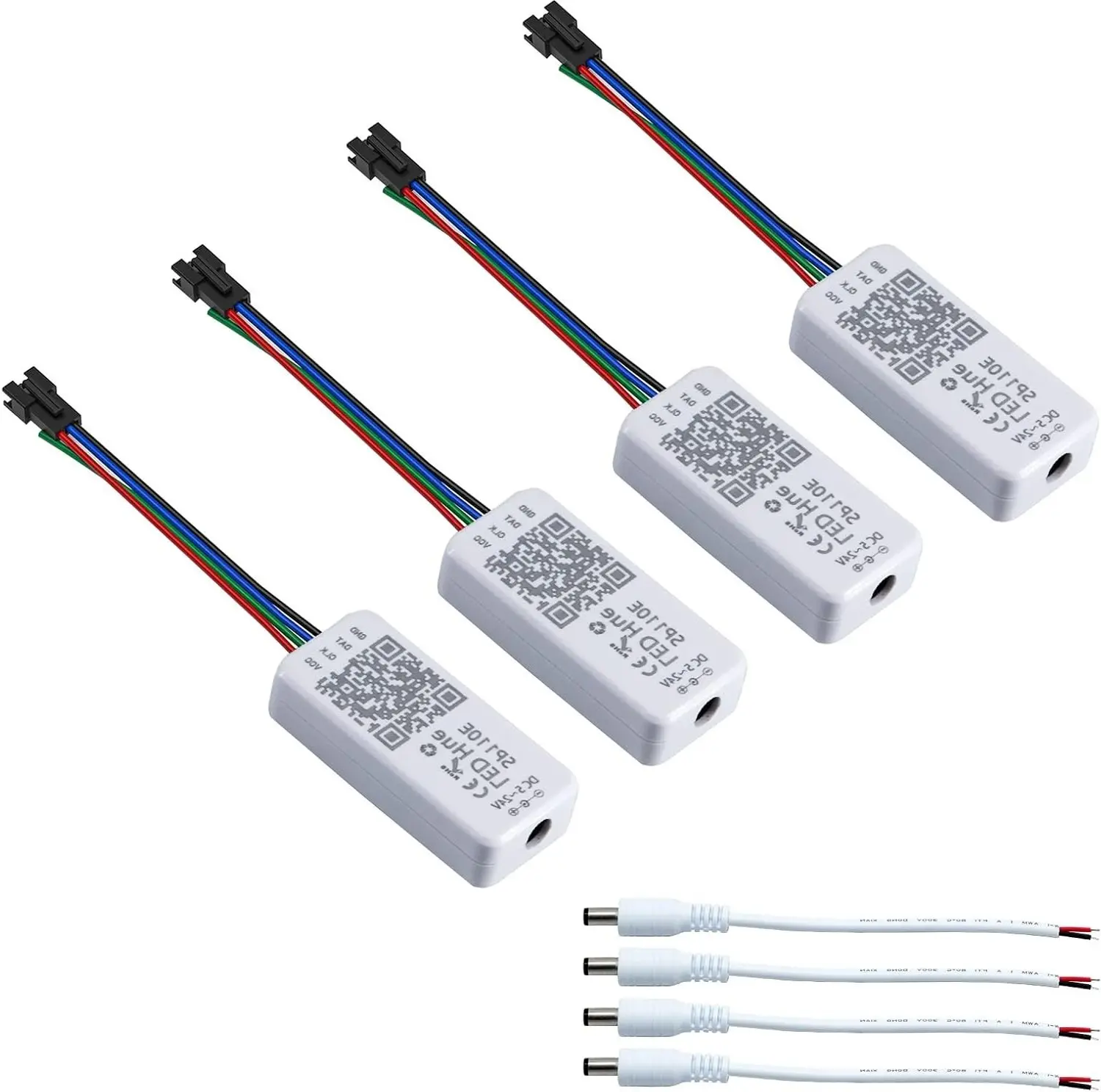 4-Pack LED Controller for WS2812B WS2811 SK6812 RGBW RGB Lights