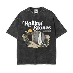 Unisex “Rolling Stones” Comfort Colors Easter Vintage Washed Jesus Apparel Short Sleeve T-Shirt