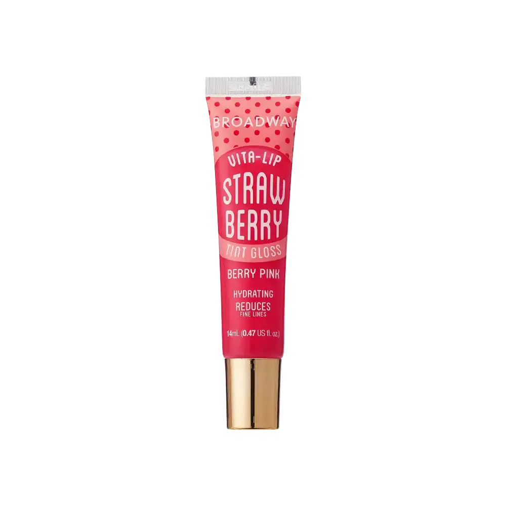 Ruby Kisses Broadway Lip Gloss Moisturizing, Soothing & Super Shiny Tinted Vita Lip