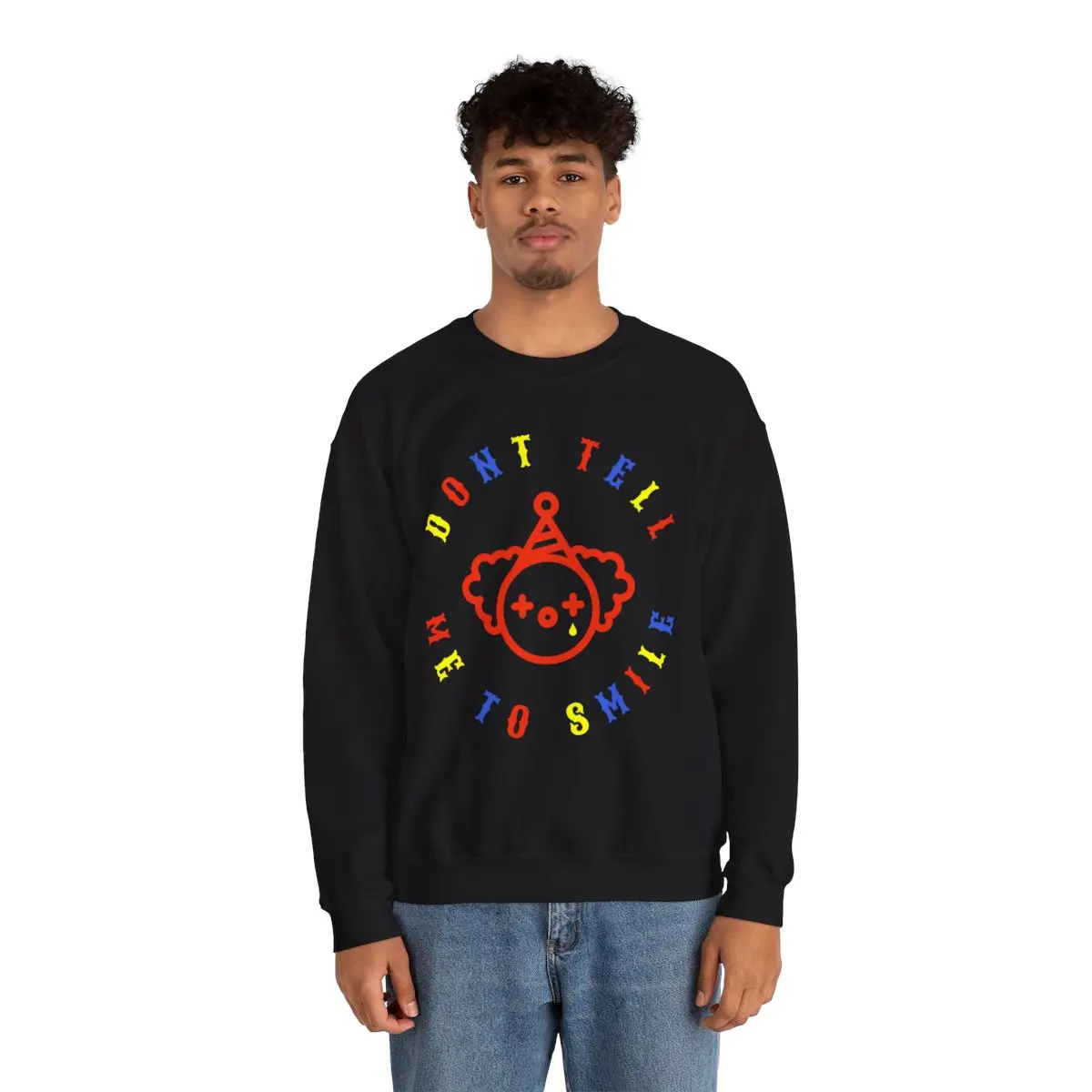 Dont tell me to smile Clowncore Clothing Kidcore Clothing Weirdcore Alt Clothing Aesthetic Clothing Creepy Cute Clown Aesthetic Clown Shirt