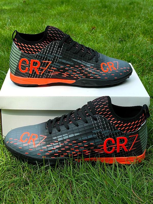 Unisex's Low Top Lace Up Football Shoes, Breathable Comfortable Anti-Slip & Wear-Resistant Football Cleats, Football Training Shoes, Soccer Shoes, Professional Football Boots for Men & Women for All Seasons
