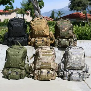 Travel Backpack for Camping Hiking Vacation Hunting Bug Out Bag 4 in 1 Outdoor Pack