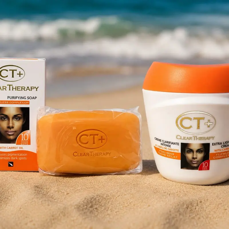 Ct plus clear therapy cream and soap