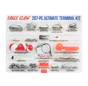 Eagle Claw Terminal Tackle Kit, with Assorted Tackle