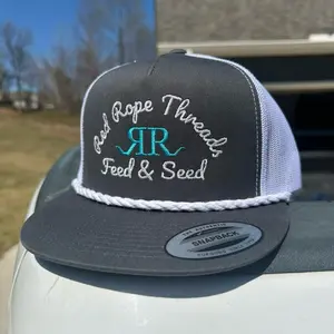 Red Rope Threads Feed & Seed Hat - Charcoal edition