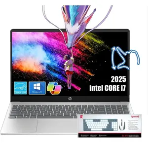 HP 15.6" Full HD Touchscreen Laptop | Intel i7-1355U (Beats i9-10880H) | 16GB RAM | 512GB SSD | Intel Iris Xe Graphics | Win 11 | Fast Charge | Wi-Fi 6 | RedDragon Keyboard and Mouse