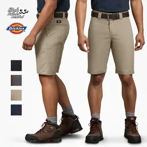 DICKIES Men's A8786 FLEX Regular Fit 11" Work Shorts Twil Shorts Casual Shorts Uniform Workwear Summer Stretch Mechanics Classic Fit Plain Workwear