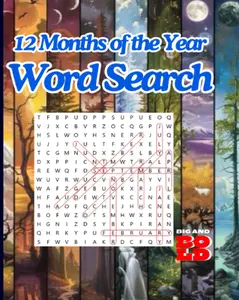 12 Months of the Year Word Search Byrd Publishing Inc
