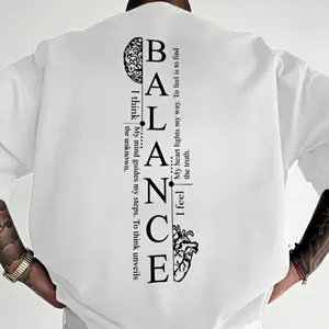 Men's Regular Fit Graphic Print Round Neck Tee, Street Fashion Casual Short Sleeve T-shirt for Daily Wear, Men's Summer Clothes.