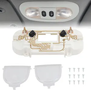 Front Overhead Console Circuit Board Assembly for 2004-2008 Ford F150/ Lincoln Mark LT, 2008-2010 F250/F350 Super Duty Cab Interior Ceiling Dome Reading Light Map Lamp Repair Kits VM2396 829182