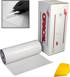 Transparent Transfer Paper Tape Roll w/Hard Yellow Detailer  (25ft x 12")