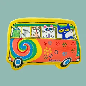 Pete the Cat's Groovy Van Plush