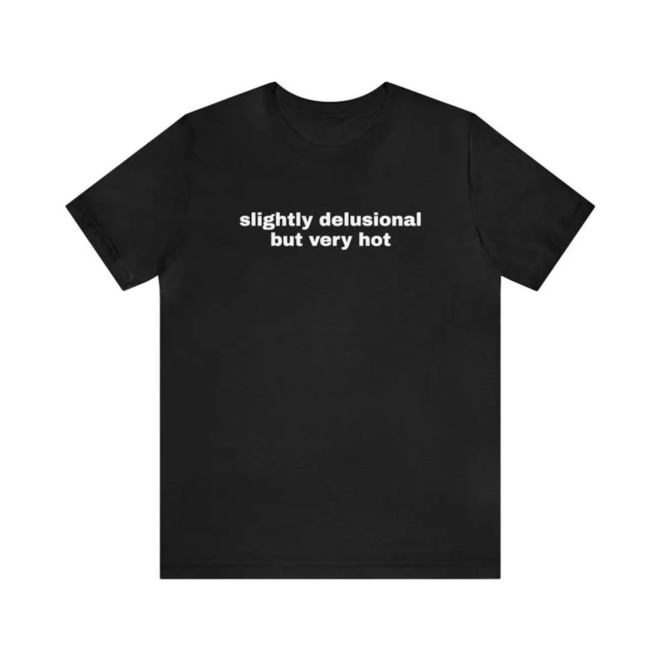 Slightly Delusional But Very Hot T-shirt, Graphic Tee, Unisex Tshirt, Sweatshirt, Hoodie, Comfort Colors, Graphic T-Shirt