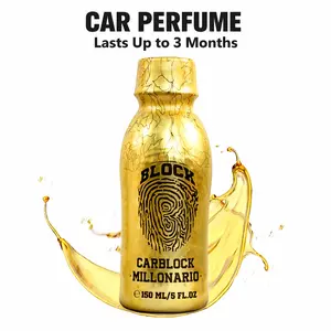 CARBLOCK - Car Perfume | Car fresheners | Liquid Luxury Car Air Freshener | Ideal for Eliminating Odor from Pets, Food and More on Carpets and Seats | Up to 3 Months Performance | 150 ml