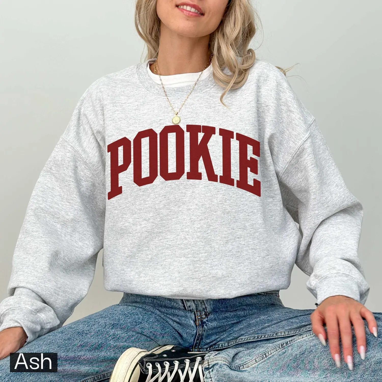 Pookie Crewneck Sweatshirt, Anniversary Gift, Couples Sweatshirts, Cute Girlfriend Gift - Variety of Designs - Shades for Everyone - Modern Fit