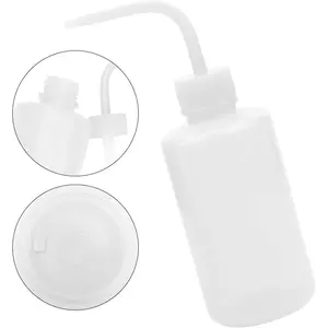 Wash Bottles with Scale Markings 8oz/250ml Leak-Proof Squeeze Bottle with Narrow Spout 4-Pack