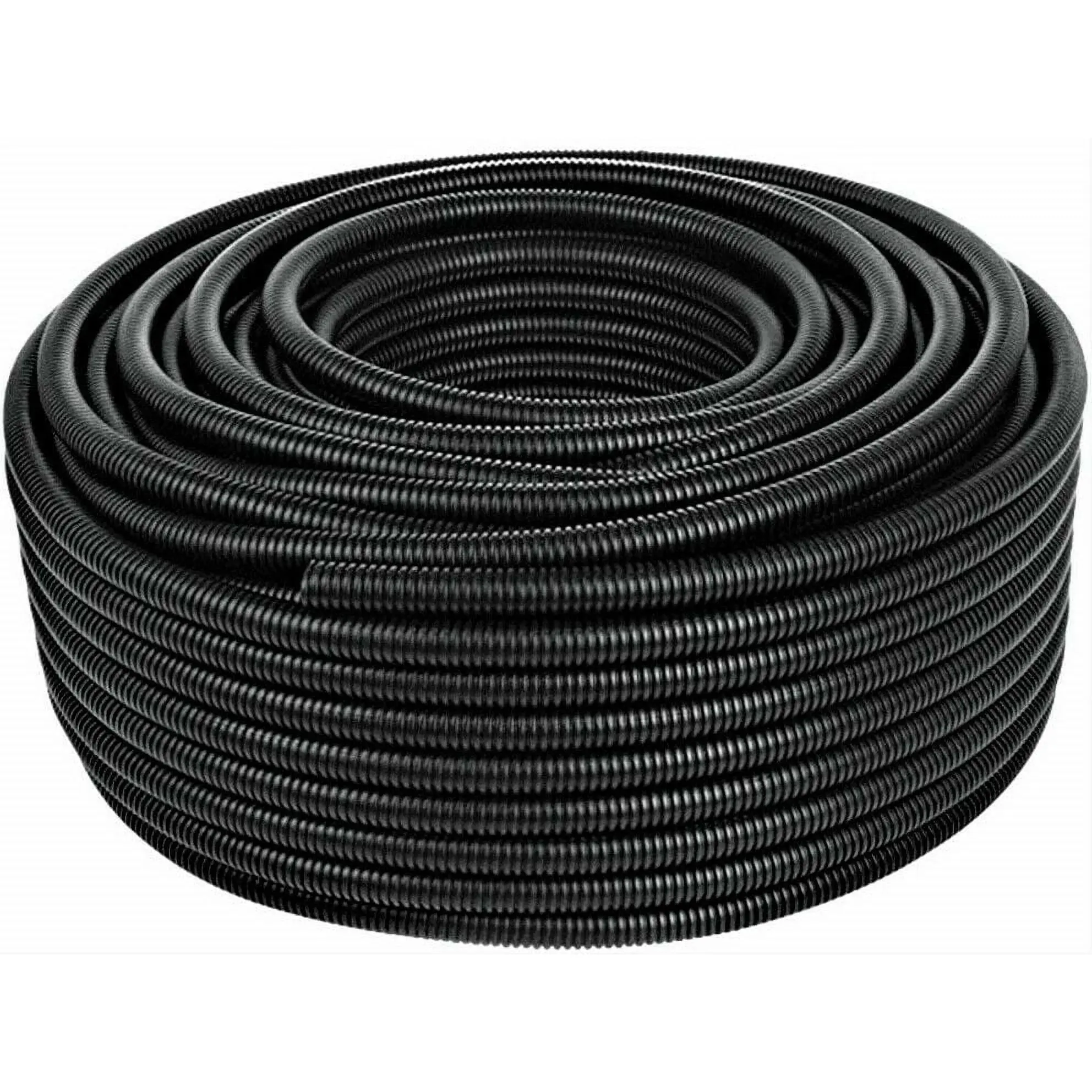 50 Ft 5/8" Inch Split Wire Loom Conduit Corrugated Plastic Tubing Sleeve Tube US