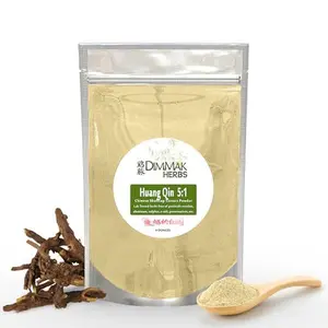 Dimmak Herbs Organic Scutellaria Baicalensis Extract 5:1 (Chinese Skullcap) Potent Huang Qin for Immune Defense, Inflammation Support & Lung Health- Doctor Verified (4oz)