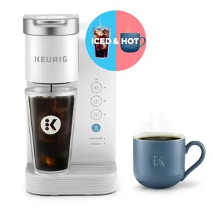 Keurig K-Express Essentials Plus, Iced and Hot Single-Serve K-Cup Pod Coffee Maker, White