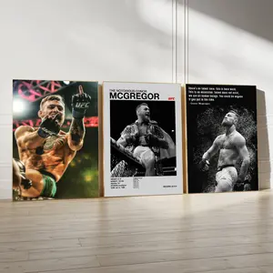 Custom UFC Poster Choose Any Fighter includes photo, stats, and more, personalized gift Decor Wall Ornaments Decoration
