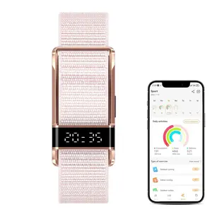 Wearable Smart Bracelet with Call Reminder, Women/Men’s Fitness Tracker, Adjustable Strap , 20G Ultra-weight,145Mah Battery, IP68 Waterproof,Free APP, Multiple Sports Modes, Sleep Tracking, Compatible for Android and IOS Phones
