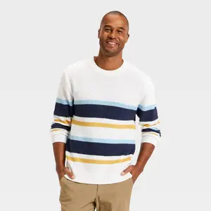 Men's Textured Crewneck Sweater - Goodfellow & Co