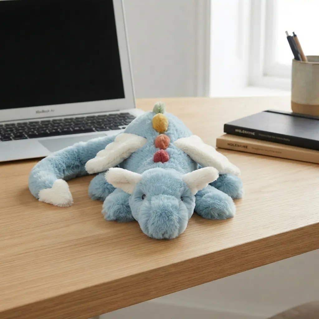 Jellycat Sky Dragon Soft Toy – Magical Dragon Plush with Cloud-Soft Fur for Kids & Collectors