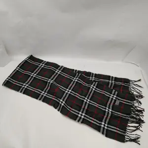 Pre-owned Burberrys Black Wool Scarf 11146974182/942181