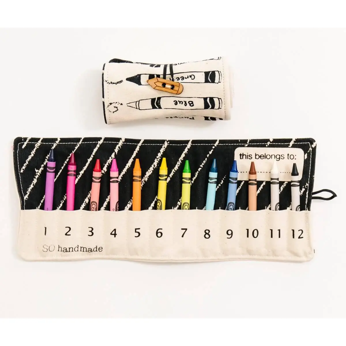 Portable Crayon Holder by So Handmade "Great For Travel"