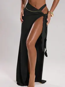 Women's Long Maxi Sarong Cover-Up Skirt - Boho Beach Wrap for Travel