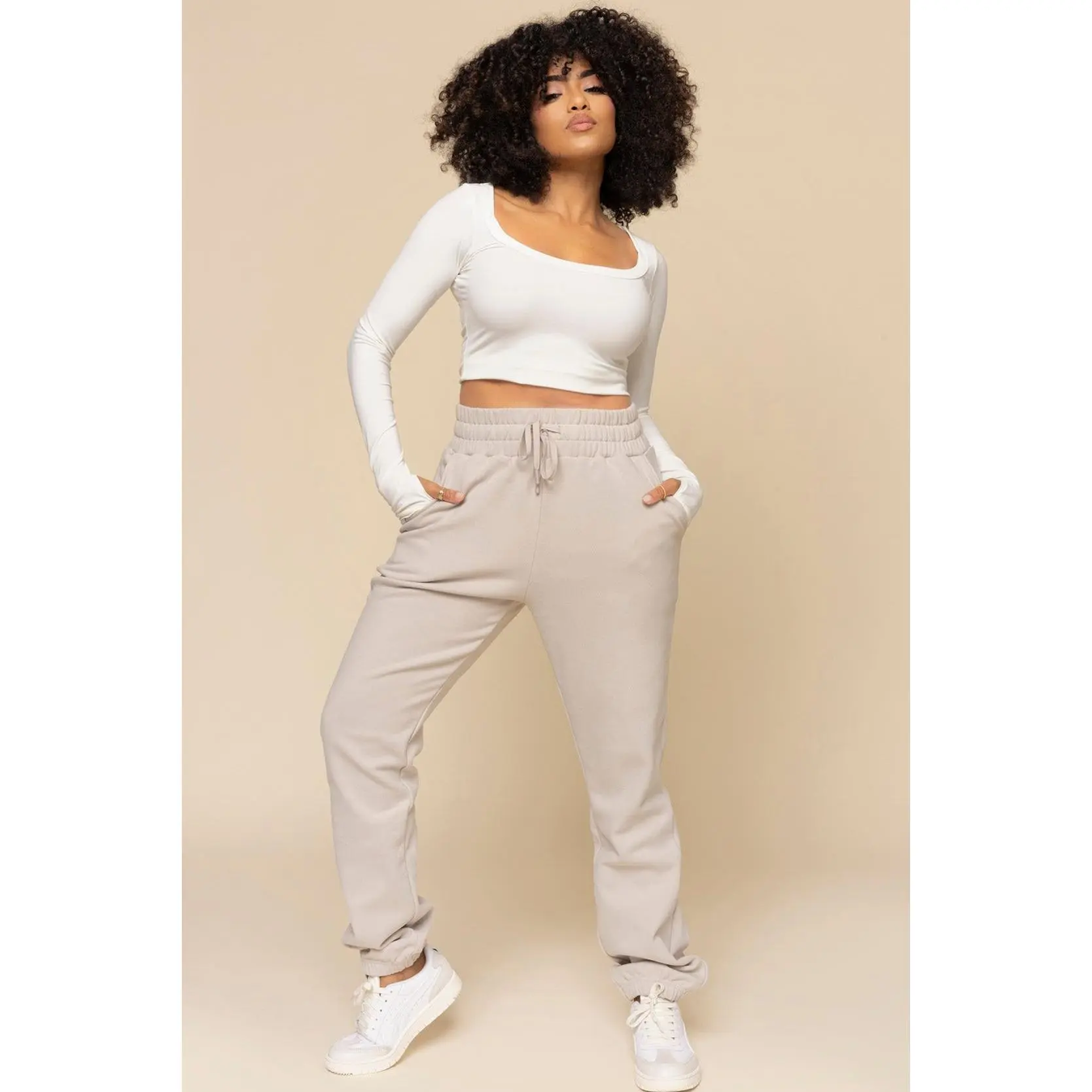 Ooey Gooey Sweatpant - Silver Birch Ooey Gooey Sweatpant - Silver Birch