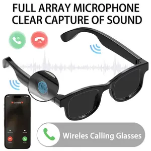 Al Smart Glasses, Voice Calling, Unisex Wireless Multifunctional Eyewear, Music Playback, Outdoor Sports Earphones, Long Battery Life