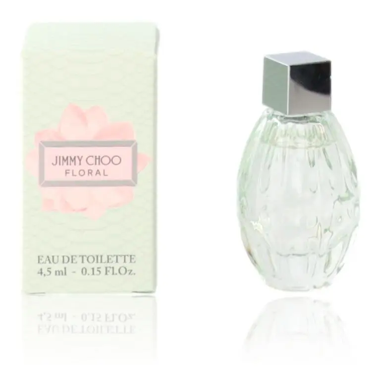 Women's Jimmy Choo Floral EDT Splash - 0.15 oz Splash Bottle, Bergamot Burst, Fresh Fruity Scent, Warm Finish