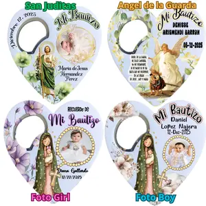 Heart Shape  Fridge Magnetic Opener Party Favor Recuerdo para Bautizo