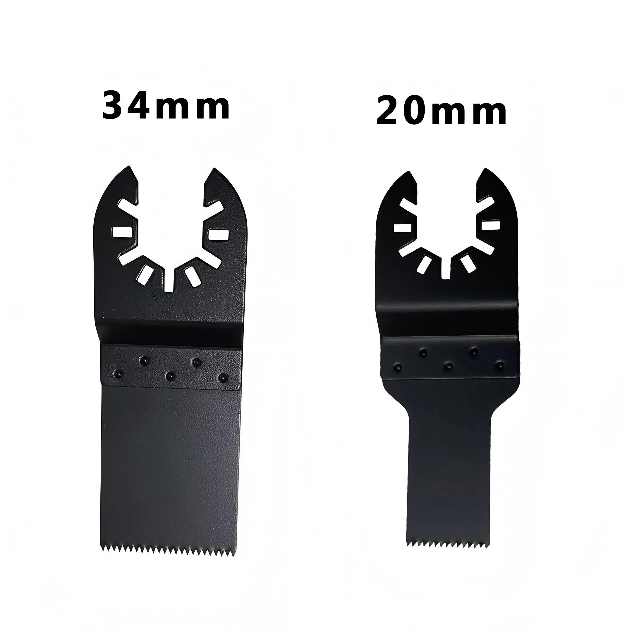 Oscillating Saw Blades 2PCS Titanium – Universal Multitool Blades Quick Release for Wood Plastic Metal, Heavy Duty Cutting Kit Oscillating Saw Blades 2PCS Titanium – Universal Multitool Blades Quick Release for Wood Plastic Metal, Heavy Duty Cutting Kit