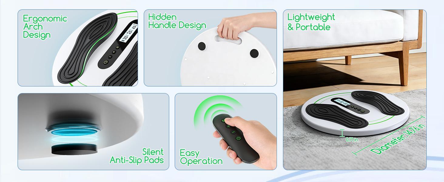 Transcutaneous Electrical Nerve Stimulator, EMS Foot Massager for Neuropathy, EMS Foot Stimulator with 10 Modes 20 Intensities, Electric Foot Massager with 4 TENS Unit Muscle Stimulator Pads