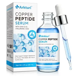 Arkturi 60ml Copper Tripeptide Serum, Moisturizing, containing copper tripeptides and hyaluronic acid, hydrates and moisturizes the skin, minimizes the appearance of fine lines, and is the secret to youthful-looking skin. This hydrating serum Moisture