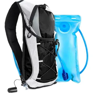 Hydration Backpack - Lightweight Hydration Pack with 2L Water Bladder - Water Backpack for Hiking, Running, Biking, and Raves - Road Runner 12L Hydropack Backpack