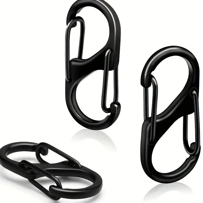 20pcs Practical and Durable S-Hooks, Double Hook Key Hooks - Safe and Reliable, Multiple Sizes Available, Suitable for Decoration and Fixing - Zinc Alloy, Portable, Lightweight, Suitable for Camping, Hiking, Running, and Outdoor Sports