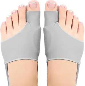 Corrector for Women & Men – 1 Pair Big Toe Straightener with Soft Gel Pads, Comfortable Toe Separator for All-Day Wear, Bunion Relief for Hallux Valgus, Washable, Fit Left & Right Foot