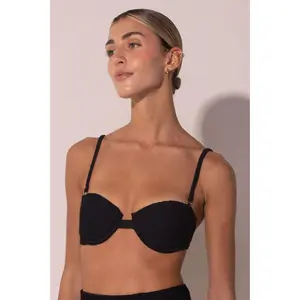 The Balconette Scrunchie Bikini Top