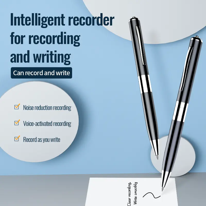 Ultra Hiden Voice Recorder,One-Touch Recording,Record continuously for 20hours,HD Noise Reduction,Long Battery,Large Storage,Include OTG adapter,Smart