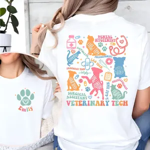 Vet Tech Shirt, Vet School Gifts, Gift For Veterinarian, Veterinary Medicine Shirt, Animal Rescue, Dog Lover Gifts