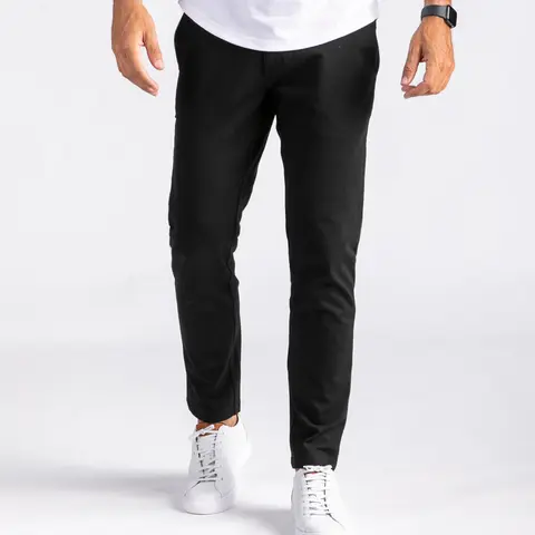 BYLT Basics Men's Everyday Pant 2.0 - Stylish Classic Plain Menswear Trouser, Casual Comfy Pants for Mens Casual Style, Go-to for Outings